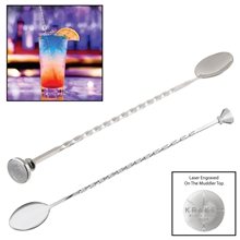 a group of flair bartending mixing spoon and muddler