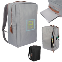 a group of corporate structure laptop backpack