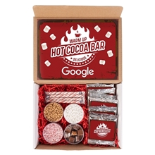 aerial view a kraft warm hot cocoa bar kit, image 1 of 15