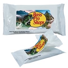 a white deet free insect / bug repellent wipes