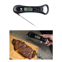 aerial view a group of mario ipx7 digital bbq thermometer, image 1 of 3