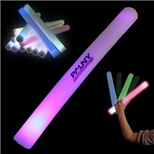 a white 16 light up foam baton