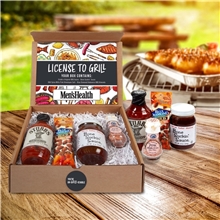 a group of license to grill - bbq gourmet kit