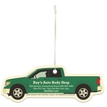 aerial view a white custom shape air freshener, image 1 of 16