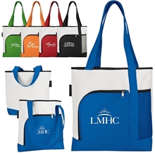 a group of color bright large tote