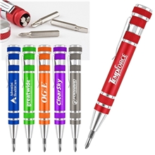a group of pocket pal aluminium screw tool pen