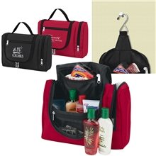 a group of hanging toiletry tote