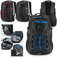 a group of basecamp globetrotter laptop backpack