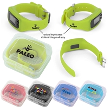 a group of pedometer activity watch