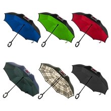 a group of stratton reversible umbrella