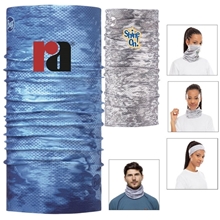 a group of buff coolnet uv+ gaiter camo