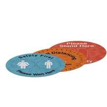 aerial view a white 12 indoor surface grip circles (set of three), image 1 of 4
