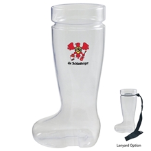 a group of 1 liter break resistant pvc german beer boot