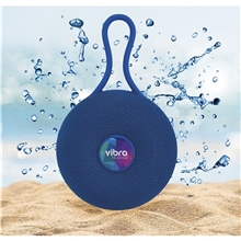 aerial view a group of koozie(r) fabric waterproof bluetooth(r) speaker, image 1 of 2