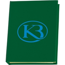 a green eco friendly sticky note book