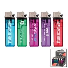 a group of transparent standard flint cigarette lighter