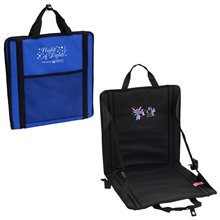 aerial view a group of fold n go adjustable seat cushion, image 1 of 2