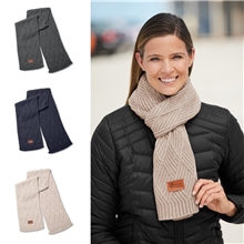 a group of leeman trellis knit scarf