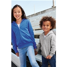 a group of port company(r) toddler core fleece full - zip hooded sweatshirt