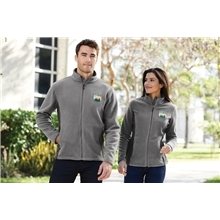 a group of port authority(r) colorblock value fleece jacket