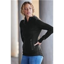 a group of new era(r) womens venue fleece full - zip hoodie