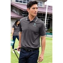 a group of port authority(r) dry zone(r) uv micro - mesh tipped polo