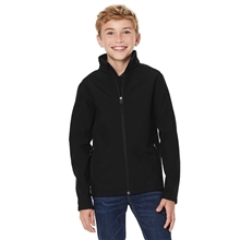 a group of port authority(r) youth core soft shell jacket