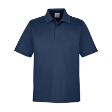 aerial view a sport dark navy team 365 - mens zone performance polo, image 1 of 4