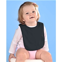 a black rabbit skins infant premium jersey bib
