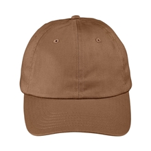 aerial view a heritage brown big accessories unstructured cap, image 1 of 3
