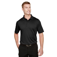 aerial view a black harriton - mens tall advantage snag protection plus il polo, image 1 of 5