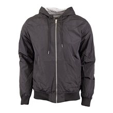 a black shaka wear adult windbreaker jacket