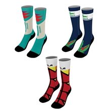 a group of 19 dye sublimated socks (pair)