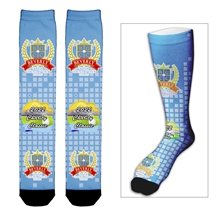 aerial view a group of thames dye sublimated dress socks (pair), image 1 of 2