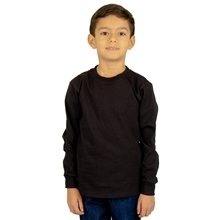a black shaka wear youth active long - sleeve t - shirt