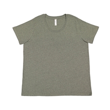 aerial view a bamboo blackout lat ladies curvy fine jersey t - shirt, image 1 of 2