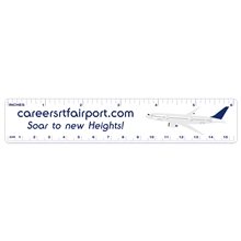 a group of white gloss plastic ruler