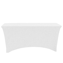 aerial view a white import 6 stretch open - back full color table throw, image 1 of 2