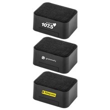 aerial view a group of solo wireless speaker with phone stand, image 1 of 2