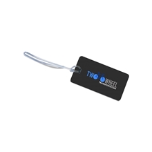 aerial view a black hi - flyer luggage tag, image 1 of 3