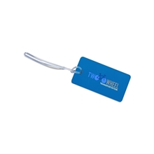 aerial view a blue hi - flyer luggage tag, image 1 of 3