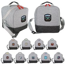 aerial view a group of bay emblem handy cooler bag, image 1 of 2