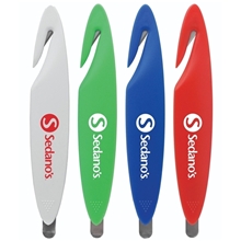 a group of letter opener / staple remover