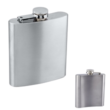 a group of prime line 6 oz stainless steel flask