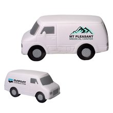 a group of van shaped stress reliever