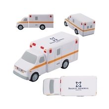 a group of ambulance shape stress ball