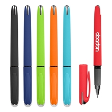 a group of santa cruz velvet touch gel pen