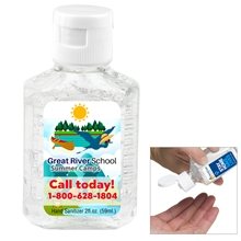 a group of 2.0 oz hand sanitizer antibacterial gel in flip top squeeze bottle