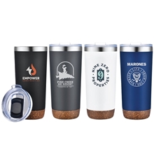 a group of cork bottom maddox 20 oz vacuum insulated tumbler
