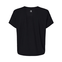 aerial view a black champion - womens sport soft touch t - shirt, image 1 of 3